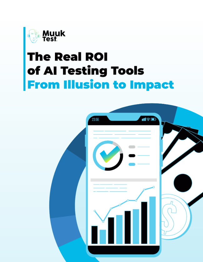 The Real ROI of AI Testing Tools Ebook Cover