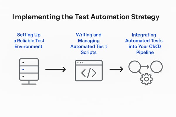 Steps to Implementing the Test Automation Strategy