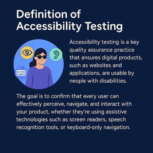 Definition of Accessibility Testing