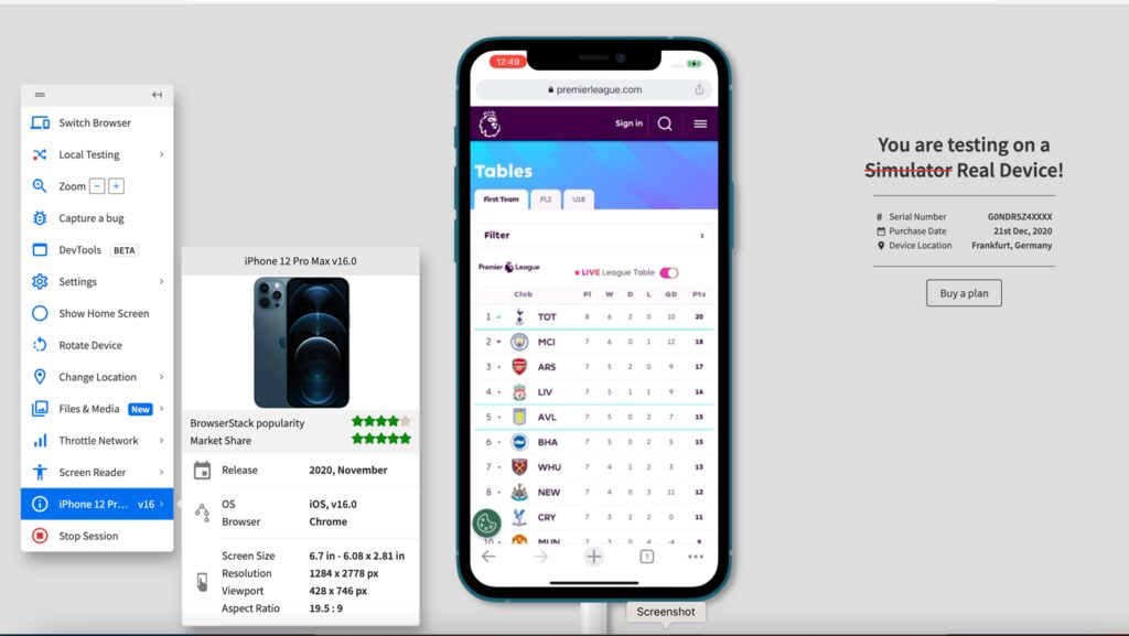 BrowserStack Automate