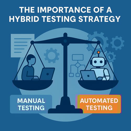 The Importance of a Hybrid Testing Strategy (Integrating Manual and Automated Testing)