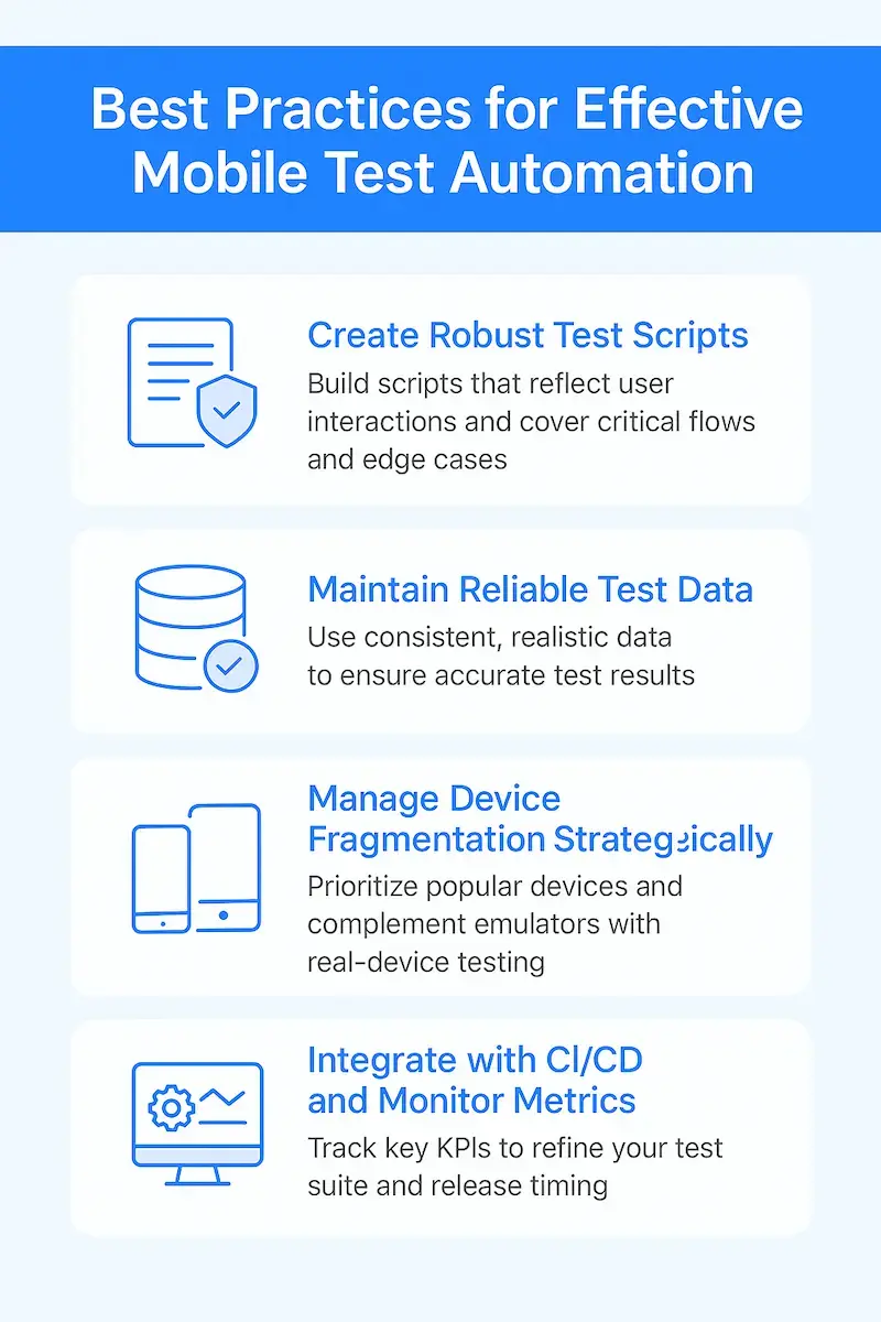 Best Practices for Effective Mobile Test Automation